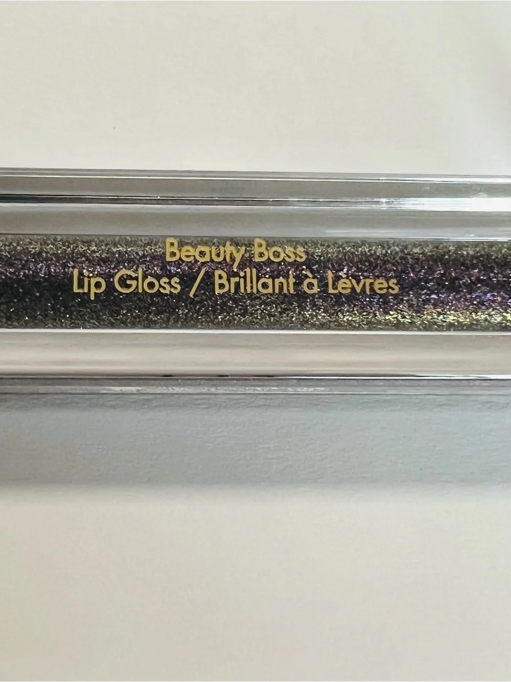 Stila Beauty Boss Lip Gloss in Sparkling Black with Iridescent Shimmer